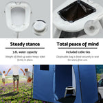 Portable Folding Toilet Camping Plastic Bag