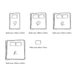 Cotton Cover Quilt Cover Set Vanilla Rhubarb Double