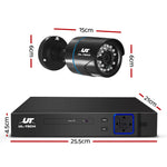 4Ch Dvr 4 Cameras Enhanced Surveillance Package