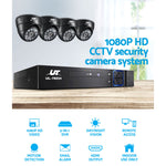 4Ch Dvr 4 Cameras High-Def Security Setup