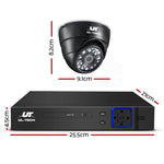 4Ch Dvr 4 Cameras Massive Storage Security Kit