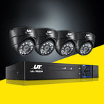 8Ch Dvr 4 Cameras Full Hd Security Setup