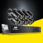 8Ch Dvr 8 Cameras Extended Storage Security Kit
