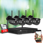 Wireless Cctv Security System 8Ch 3Mp 4 Bullet Cameras 1Tb