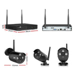 Wireless Cctv Security System 8Ch 3Mp 6 Bullet Cameras 1Tb