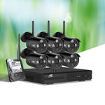 Wireless Cctv Security System 8Ch 3Mp 6 Bullet Cameras 1Tb
