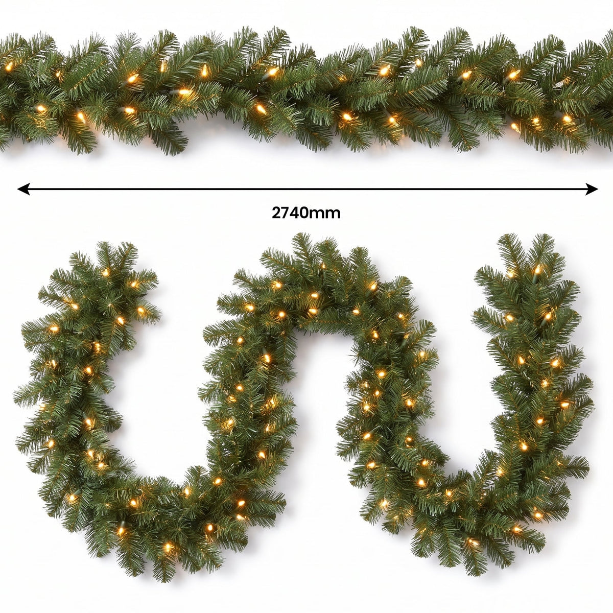 Christmas Tree Set White LED Lights
