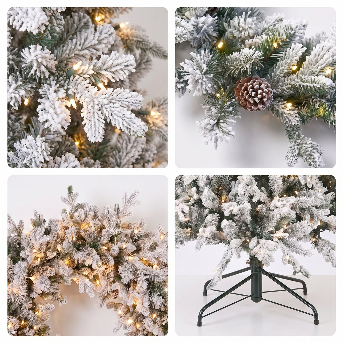 Pre Lit Christmas Tree 9ft Natural
