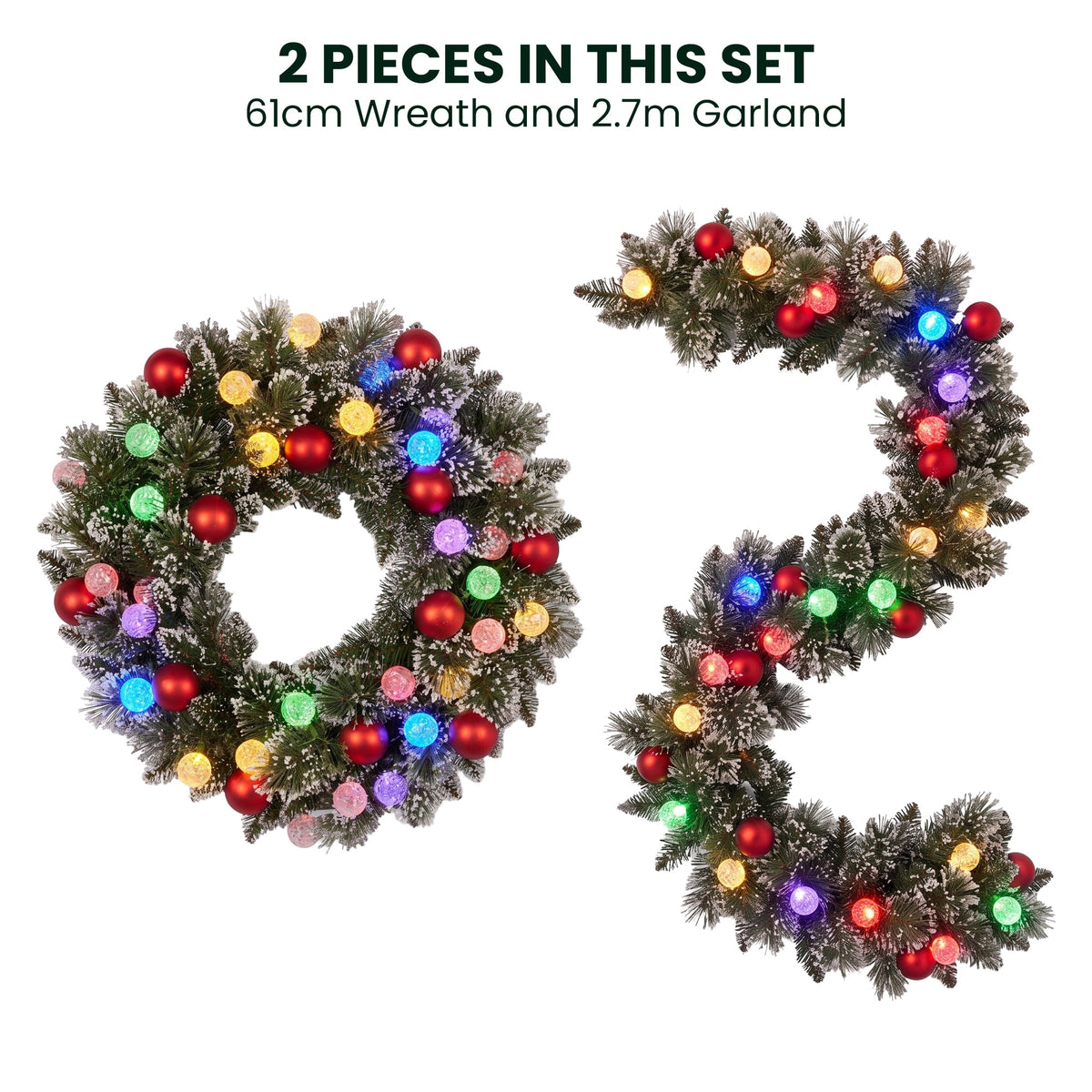 Christmas Decor Set White single