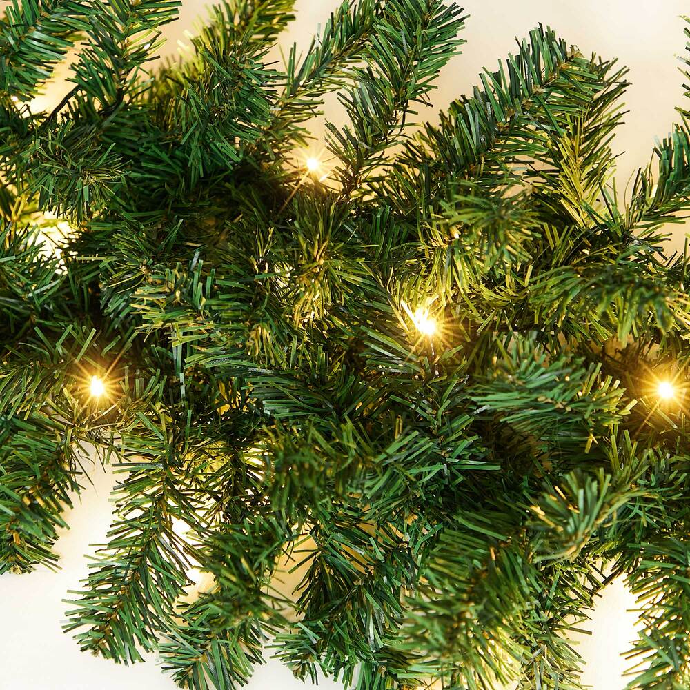 Green Christmas Garland Lights