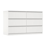 6 Chest of Drawers and Bedside Table Cabinet Bedroom Set