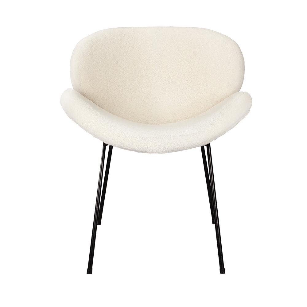 Dining Chair sherpa Cream