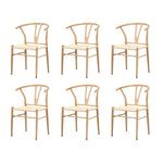 Dining Chair Metal Hans Wegner Chair Wishbone Beige