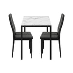 Stylish Rectangle Dining Table with Dining Chairs Wooden