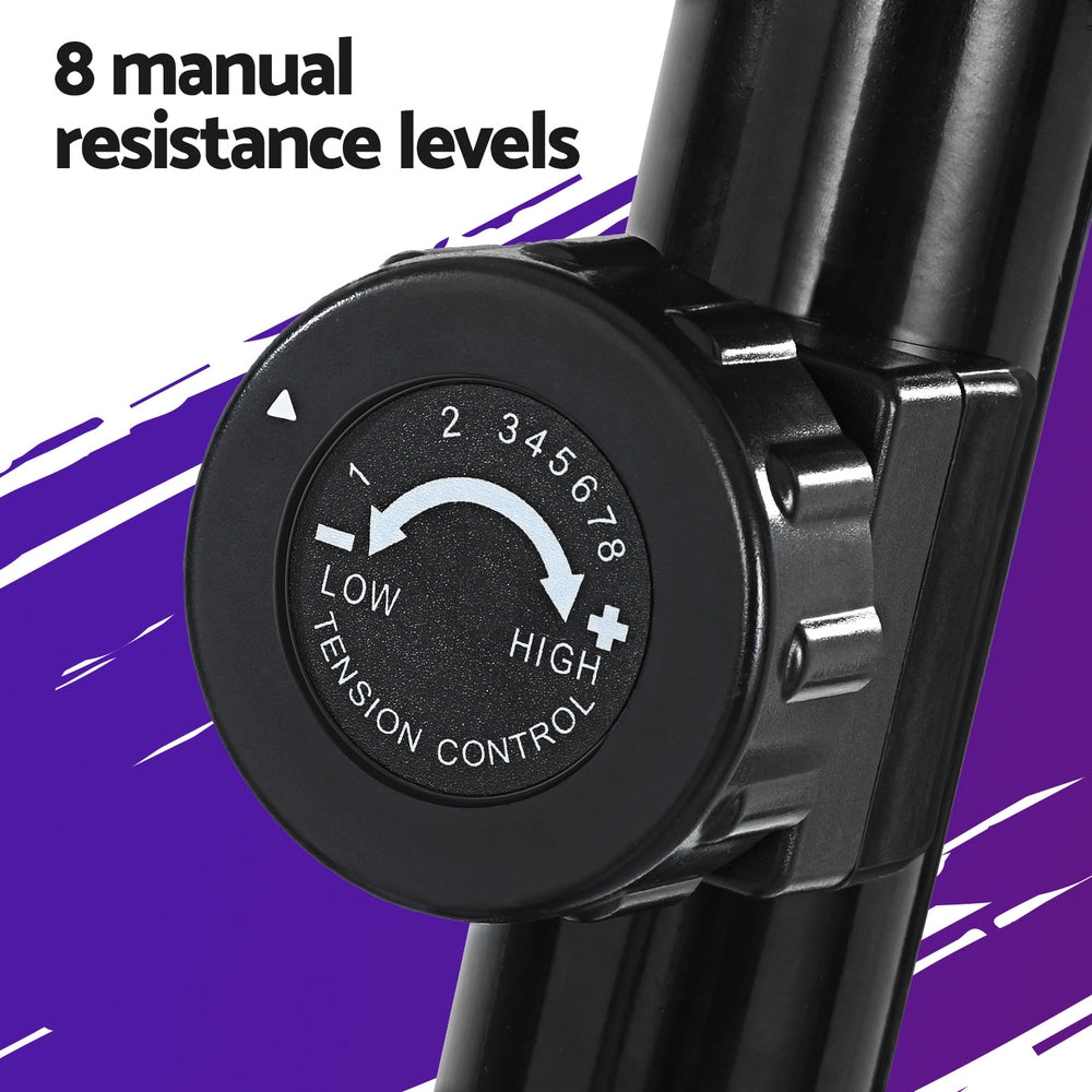8 Levels of Fitness with Upright Exercise Bike