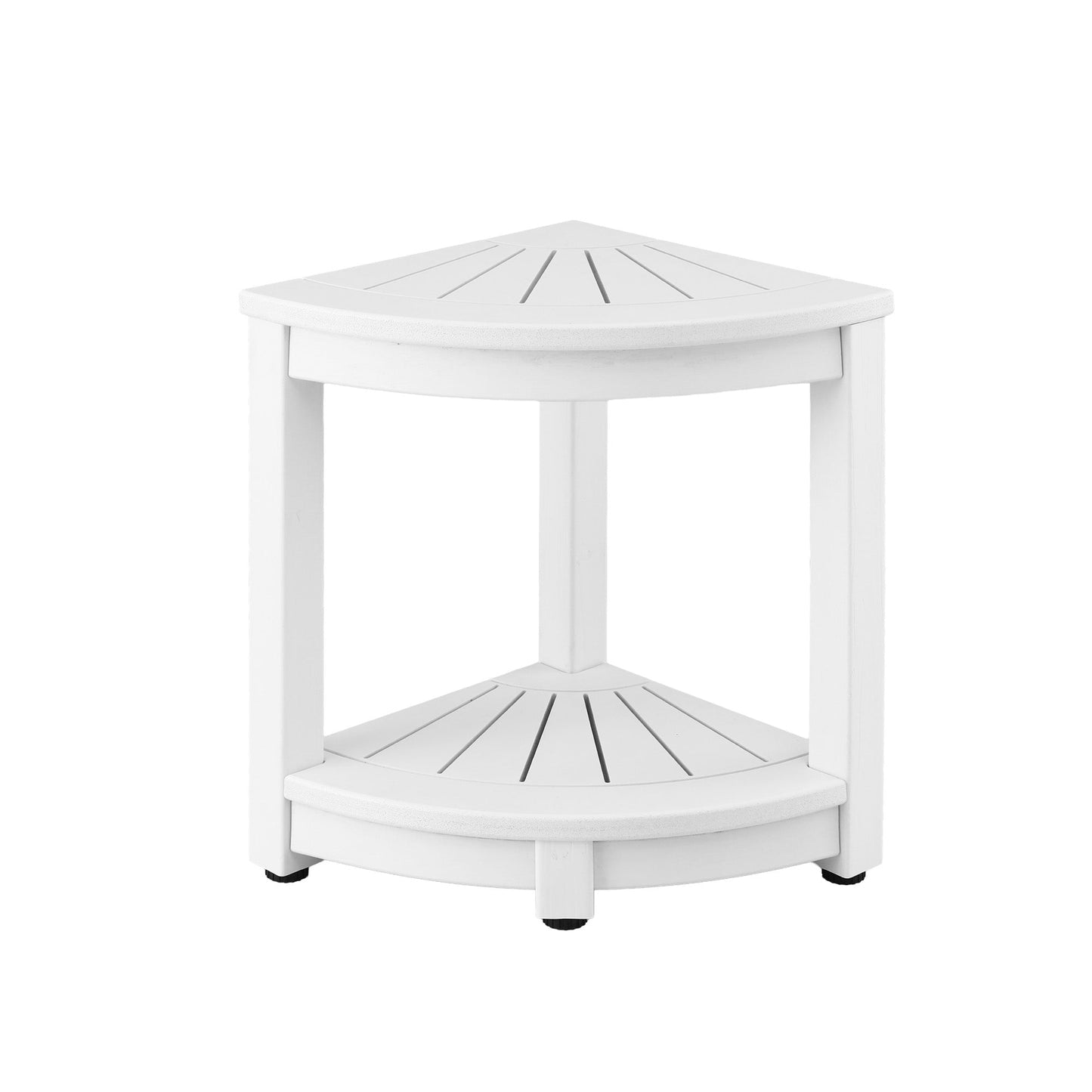 Corner Shower Stool HDPE Bench Seat Storage Shelf | Home & Living - 6