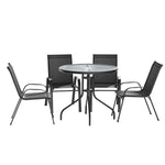 Elegant Outdoor Dining Set - Table & Chairs