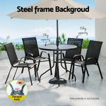 Elegant Outdoor Dining Set - Table & Chairs