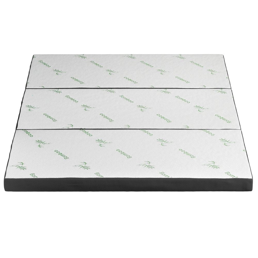 Foldable Mattress Bamboo Queen 203x153x10cm