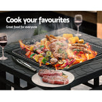Fire Pit Bbq Grill 2-In-1 Table