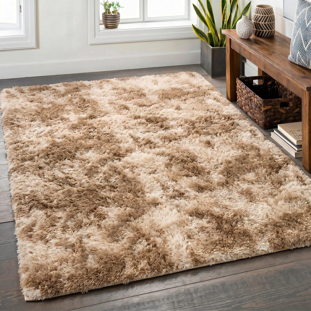 Shaggy Rug Taupe 160x230cm Anti-Slip | HomeAndLiving
