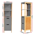 Bathroom Cabinet 115Cm Bamboo Shelf