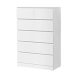 6 Chest Of Drawers - Pepe White