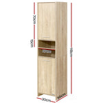Bathroom Cabinet Storage 185Cm Wooden