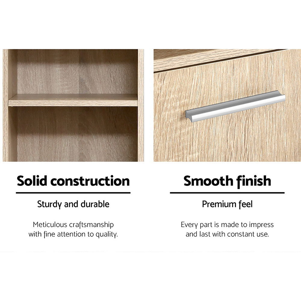 Bathroom Cabinet Storage 185Cm Wooden