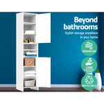 Bathroom Cabinet Storage 185Cm White