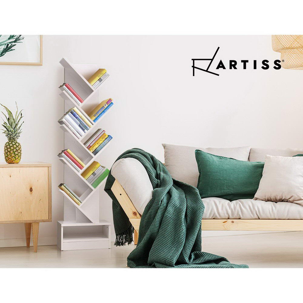 Tree Bookshelf 9 Tiers - Echo White
