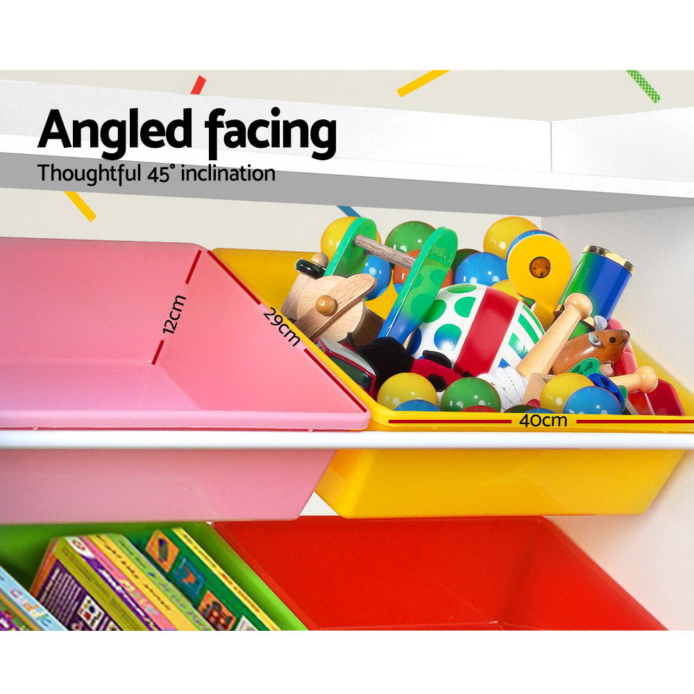 8 Bin Toy Storage Shelf