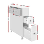 Bathroom Cabinet Storage Toilet Organiser