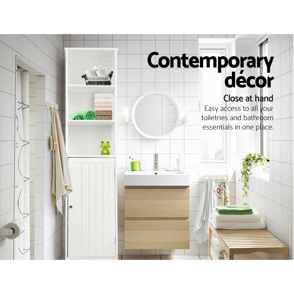 Bathroom Cabinet Storage 160Cm White