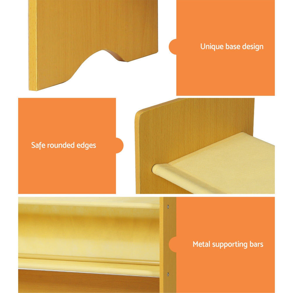 Kids Toy Box 9 Bins Storage Children Room Organiser Cabinet Display 3 Tier