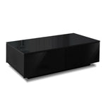 Coffee Table 4 Drawers Black Trevi