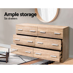 6 Chest Of Drawers - Veda Oak