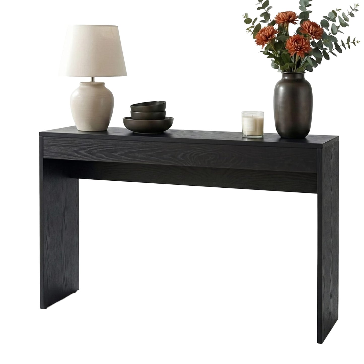 Console Table Black Marble 120x40x80cm