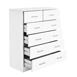 6 Chest Of Drawers - Andes White