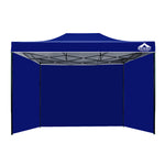 3X4.5 Pop Up Marquee Folding Tent - Blue