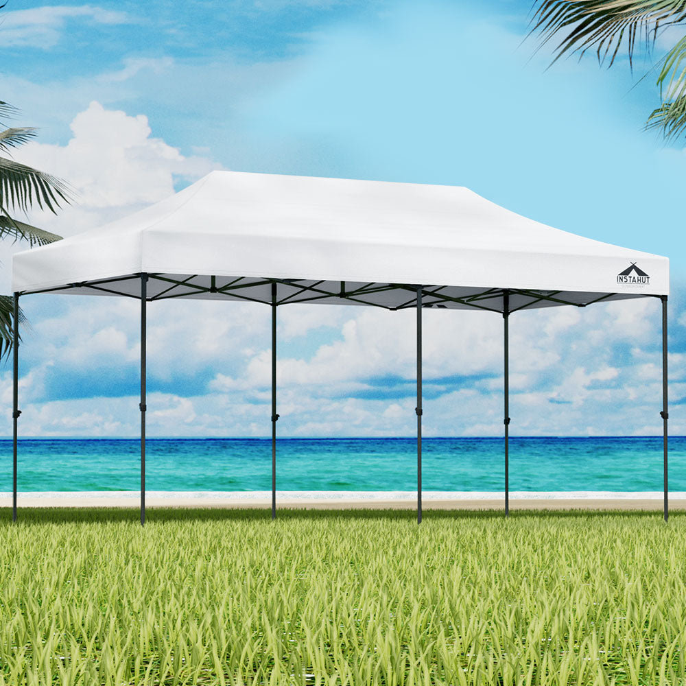 Instahut Gazebo Pop Up Marquee 3X6 Outdoor Wedding Base Pod Kit