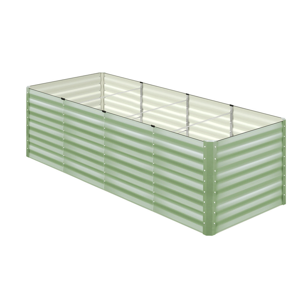 Garden Bed 240x80x73CM Raised Container Planter Box Green