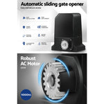 Automatic Sliding Gate Opener Kit 6M 1000Kg