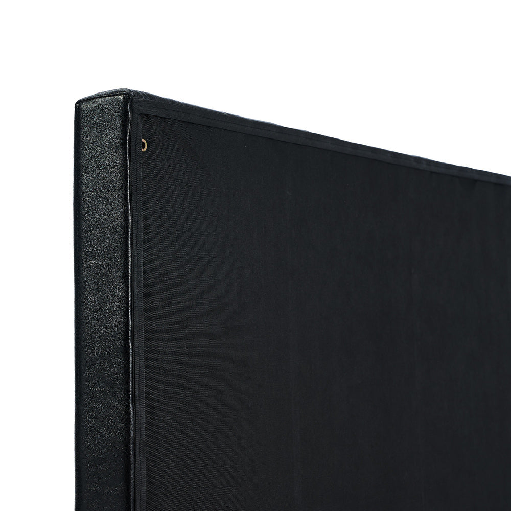 Bed Frame Headboard King Single Size Bedhead Black Leather