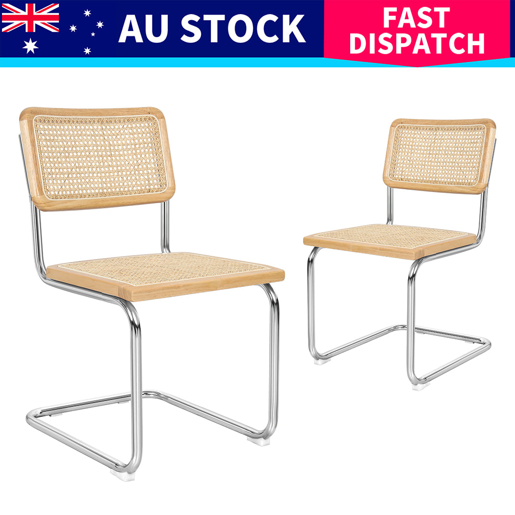 Cozy 8x Rattan Chair Dining Chairs Scandi Inspired Design Classic