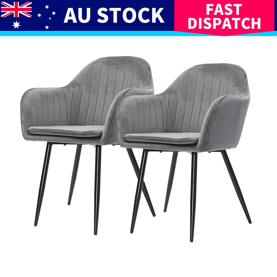 Elegant 4x Armchair Lounge Chair Accent Scandi Inspired Design