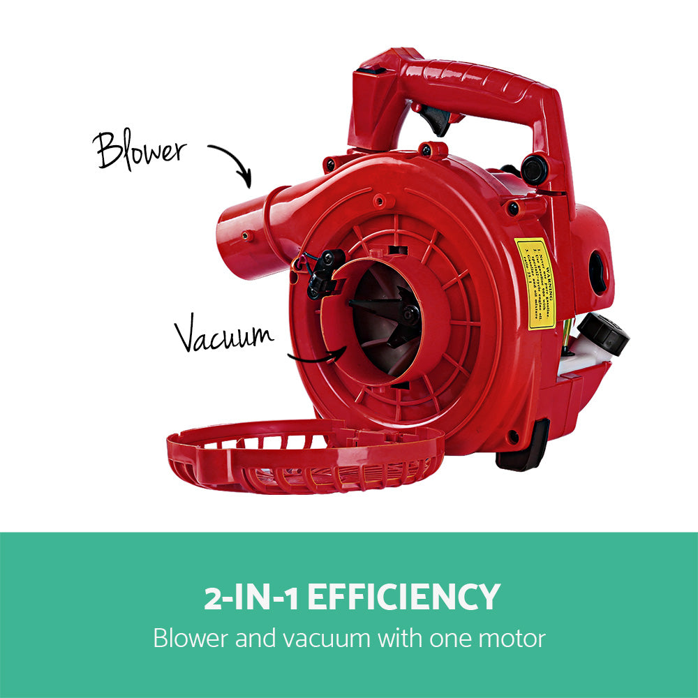 Petrol Leaf Blower Garden Vacuum Handheld Commercial Outdoor Tool 36Cc