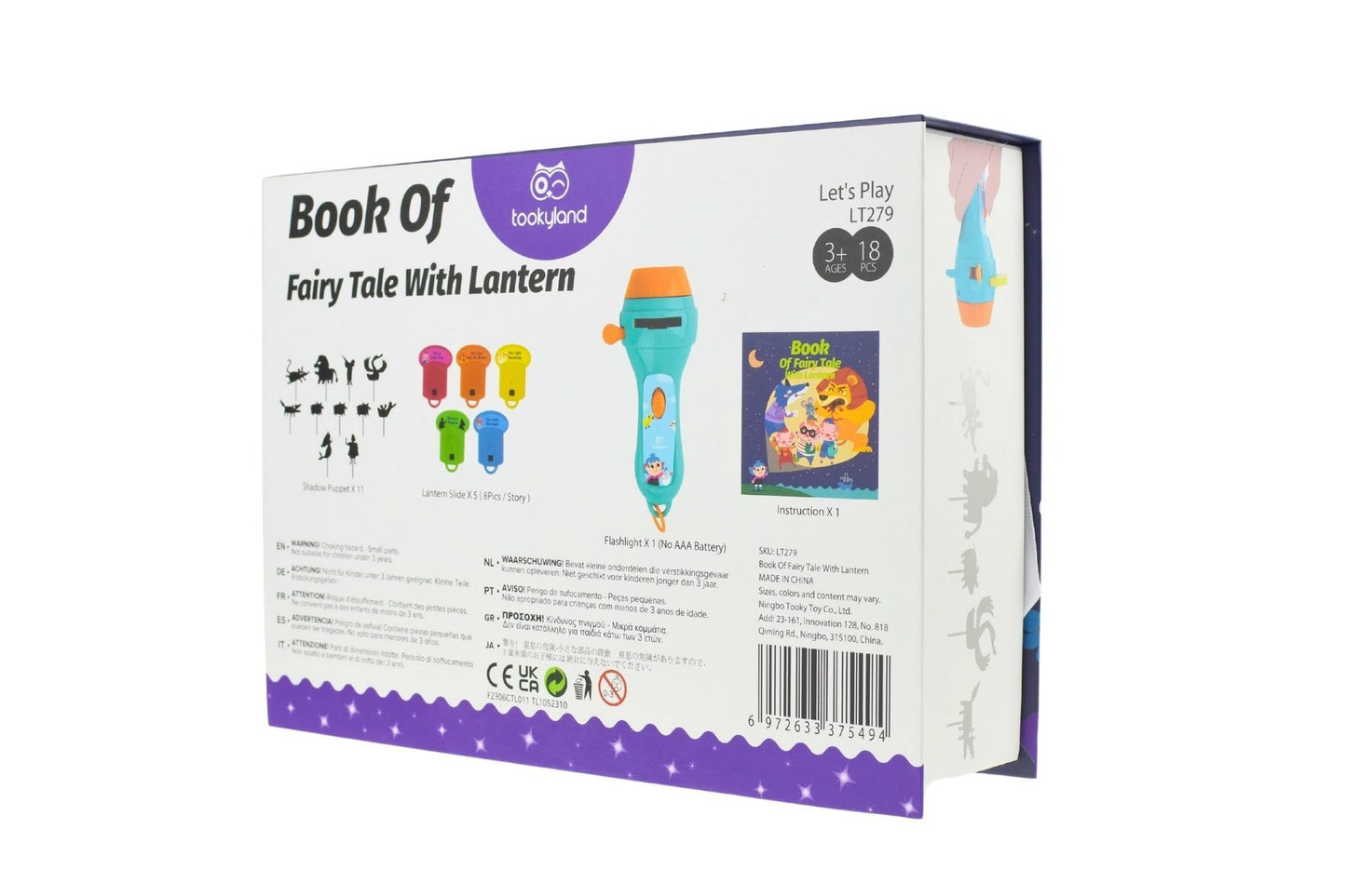 Shadow Theatre Storybook Torch With 5 Fairytales