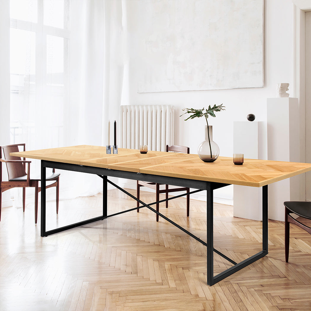 Premium Dining Table Extendable Rectangle Kitchen Multipurpose Use