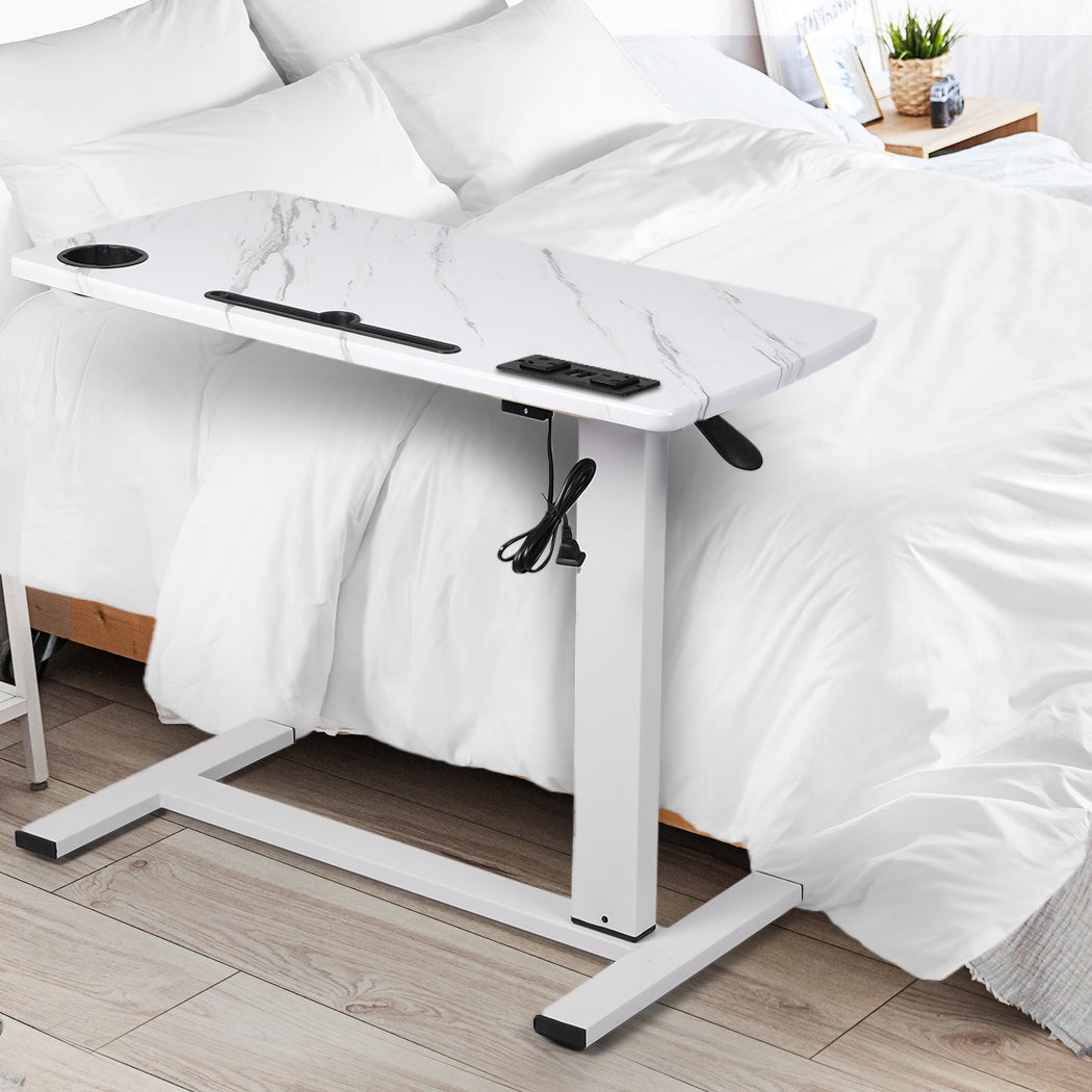 Premium Standing Desk Height Adjustable White Sleek Modern Look